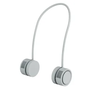 Portable Semiconductor Refrigeration Neck Fan USB Rechargeable Wearable Personal Aromatherapy Function