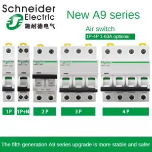 Schneider MCB IC65N/60N Miniature Circuit Breaker Air Switch 1/2/3/4P for Household 1/2/3/4/6/10/16/20/25/32/40/50/60/63A AC