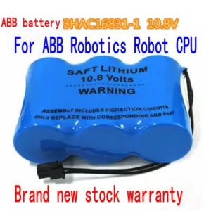 ABB Robot Battery CPU Battery, 3HAC16831-1, 10.8V Lithium Battery, 3HAC13150-1 ABB Battery, LS33600 Group Pack with Plug